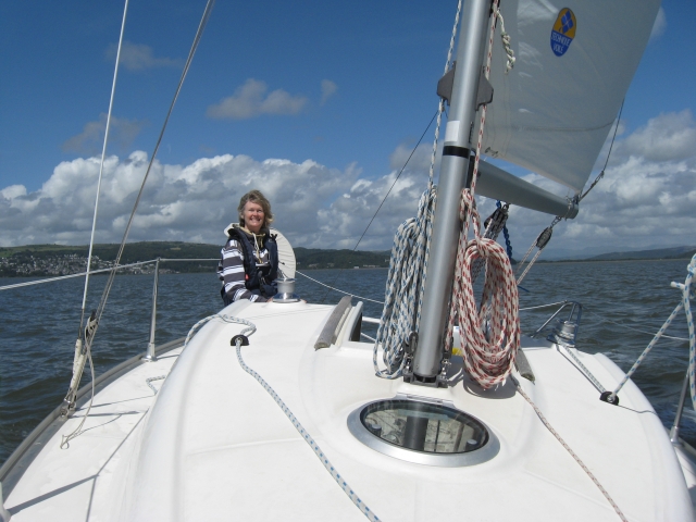  Navegando de regreso desde Arnside 