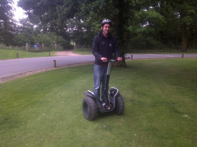  Los Segways son divertidos. 