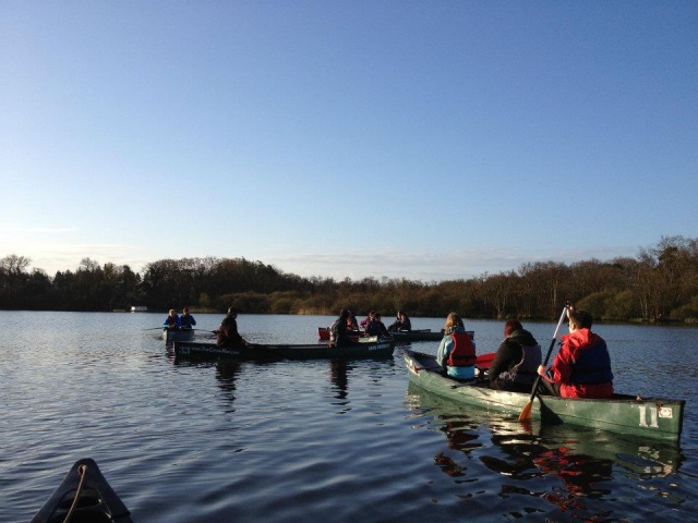  El piragüismo es una gran actividad. 