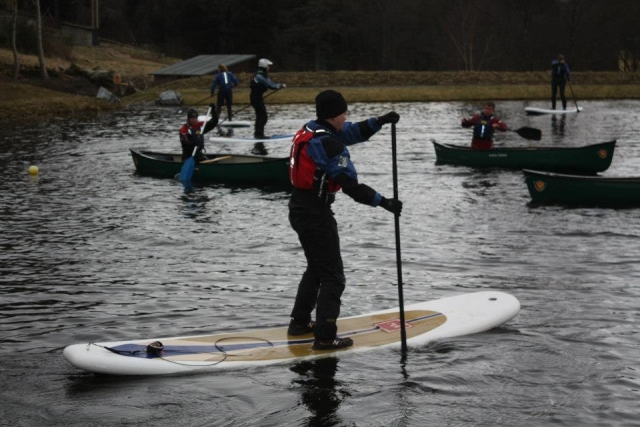  El paddleboarding es muy divertido. 
