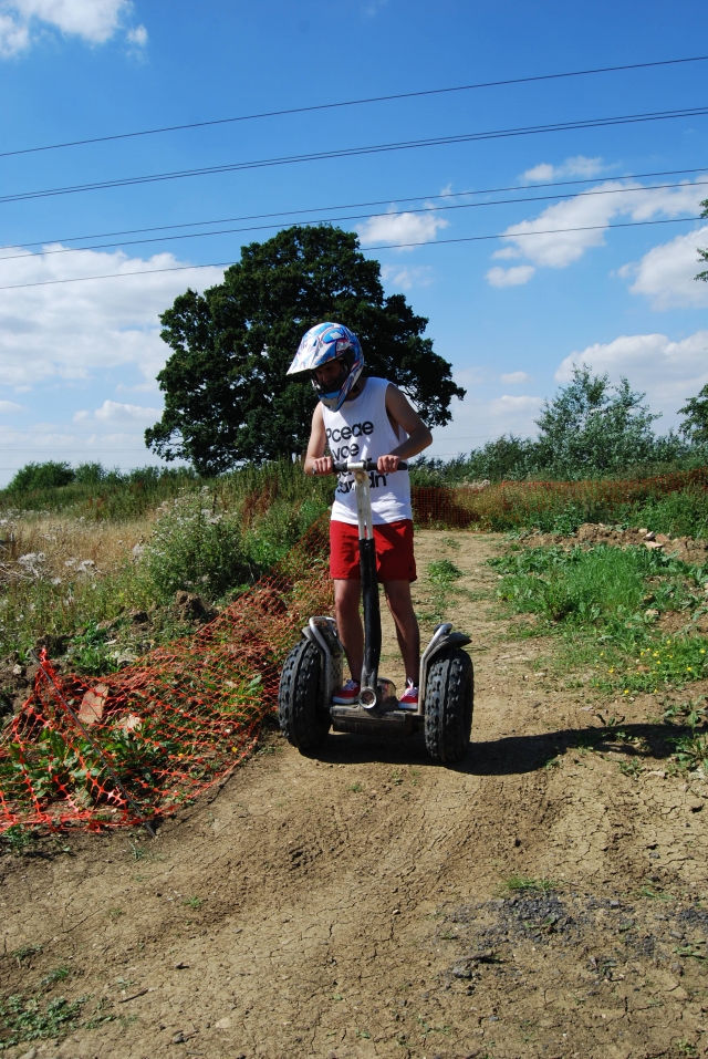 Los segways son muy divertidos. 