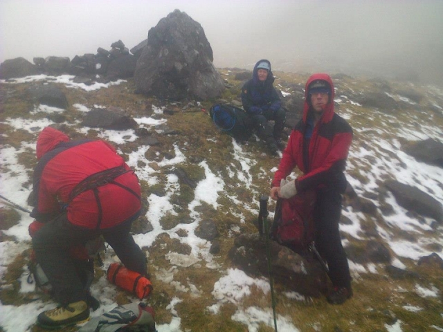  Camicrema en la nieve. 