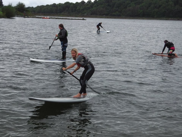  El paddleboarding es muy divertido. 