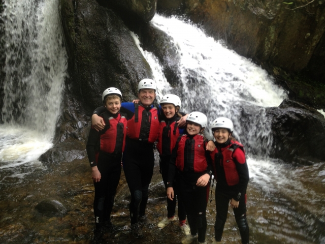  Family Gorge Walking North Wales 
