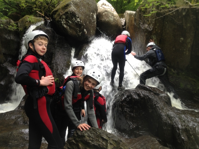  Family Gorge Walking North Wales 