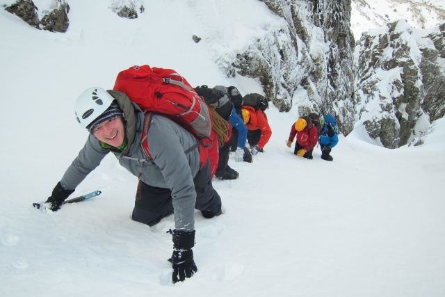 Escalada de invierno 