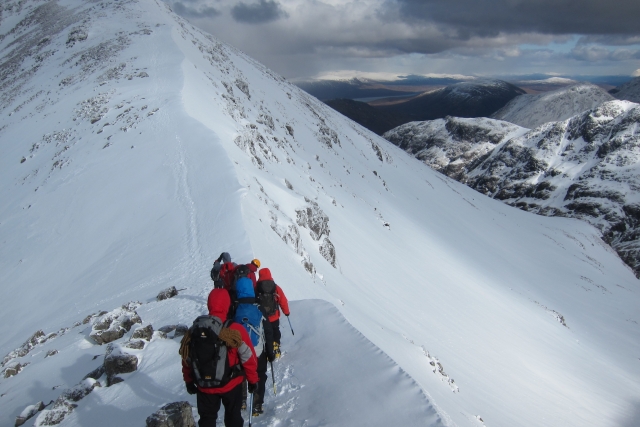  Grado 1-2 Escalada de invierno 