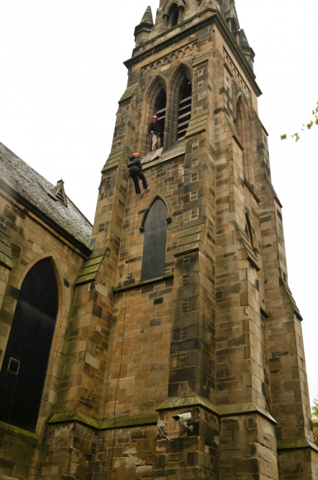 ¡Rápel desde nuestro Spire!