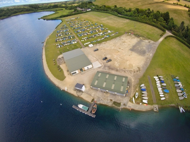  Vista aérea desde el club Bowmoor 