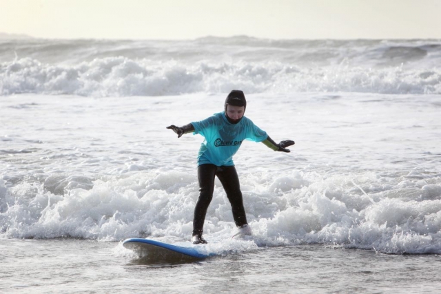 Surf familiar en Gales 