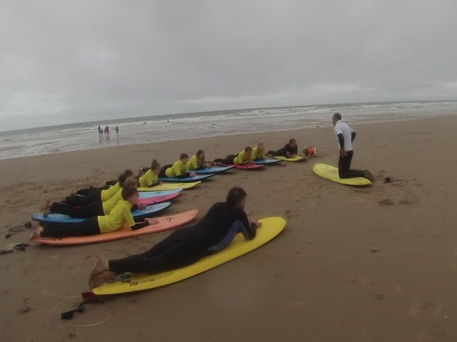  Entrenamiento de surf 