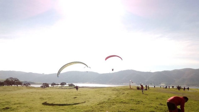  Buena competencia en la fabulosa playa 