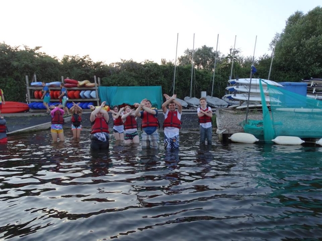  Jugando después del kayak 