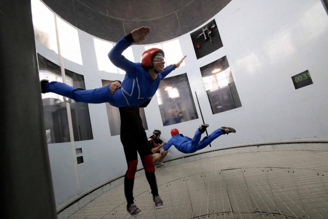  Dentro del túnel de viento 