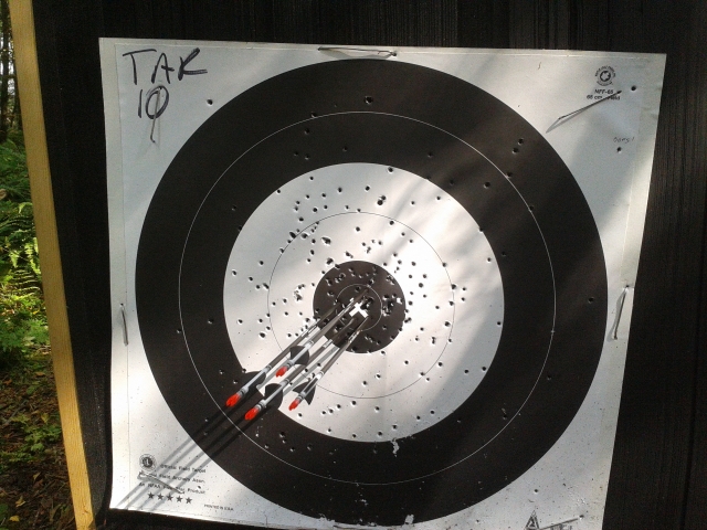 Jalo al blanco a 80yds 