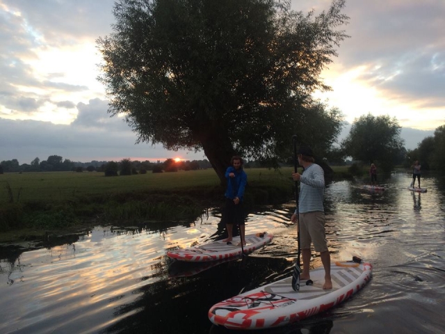  SUP al atardecer 