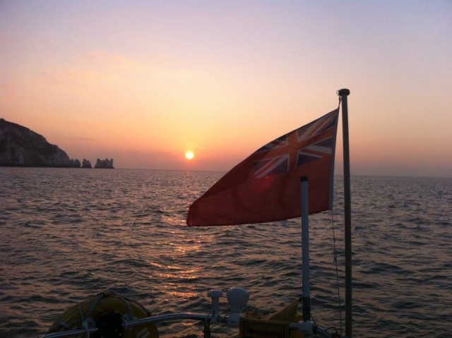  Hermosa puesta de sol 