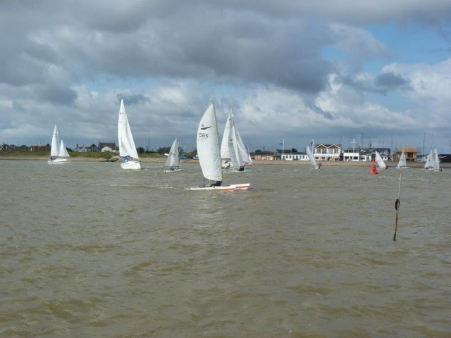 Disfrutando de un día de navegación 