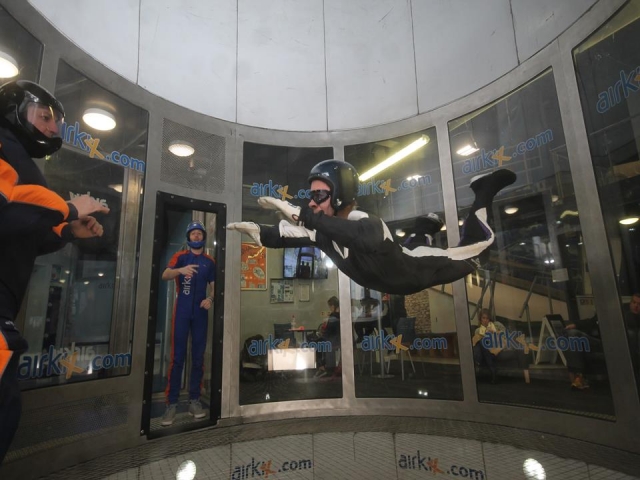  Dentro del túnel de viento 