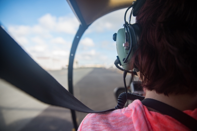  Vuelo en helicóptero
