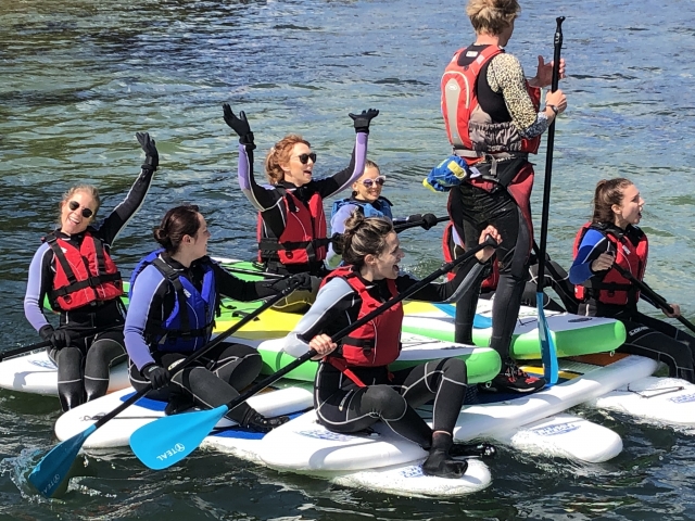  Tour en paddleboard en equipo 