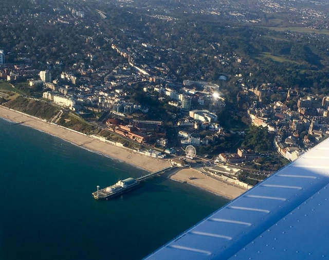  vista aérea de Bournemouth 