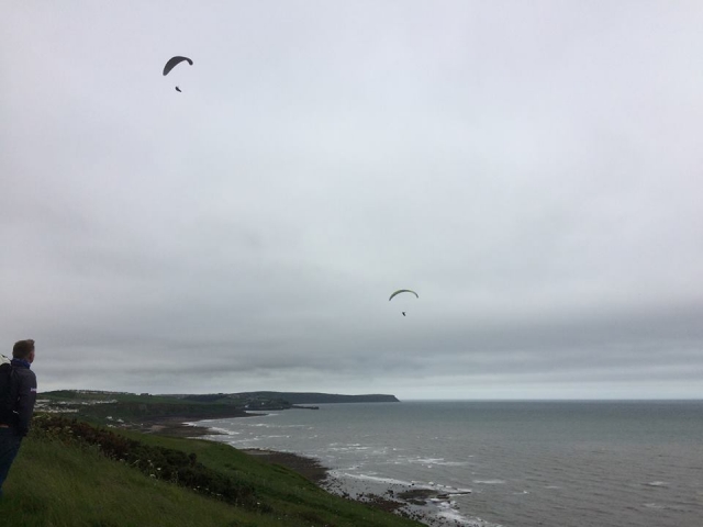 deslizándose sobre el mar