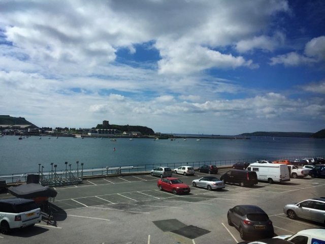 paisaje barco de plymouth 