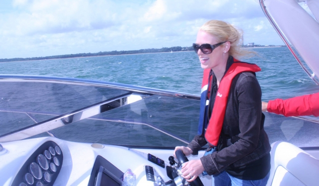  Manejando un Sunseeker 