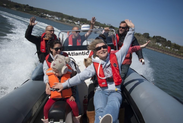  Disfrutando del paseo en RIB 