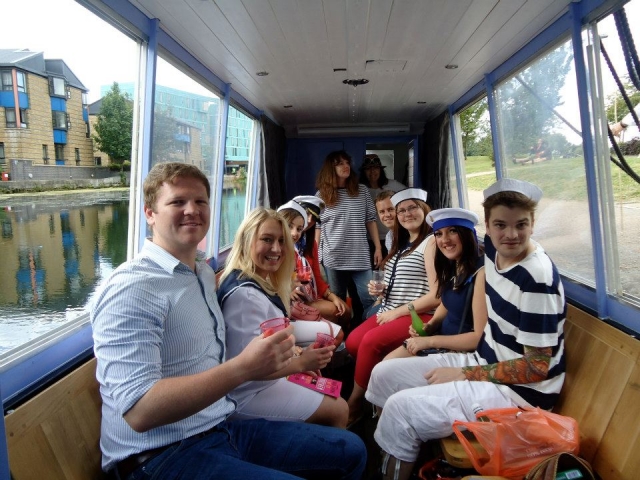 Divirtiéndonos a bordo