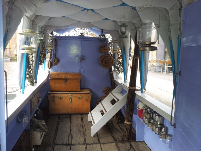 El interior de nuestro barco