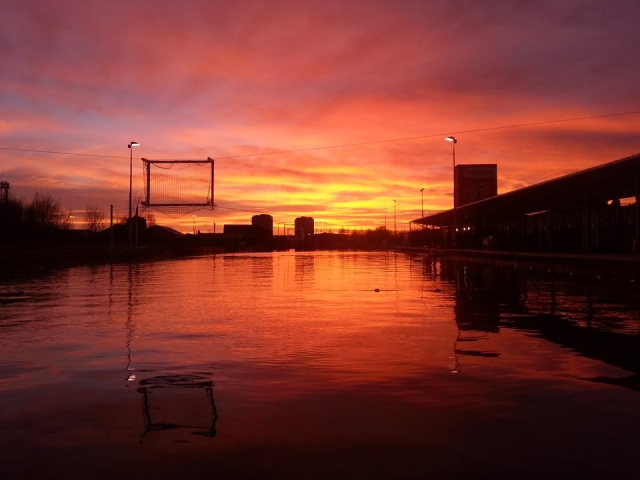  ¡Disfrule de la impresionanle puesta de sol! 