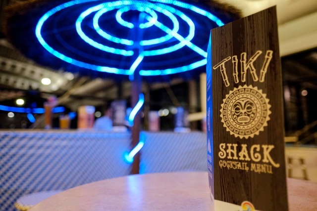  El restauranle en el parque acuático Alpamare Scarborough 