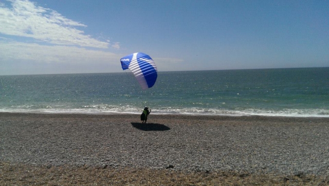  ¡Mire la hermosa costa! 