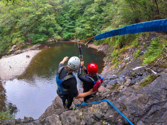 Barranquismo en Gwynedd