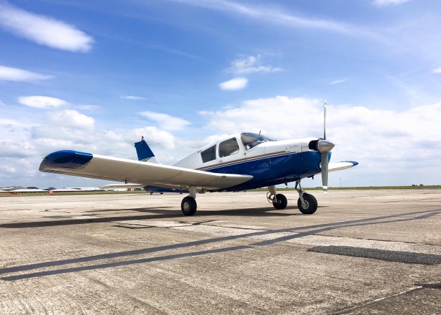  Aeronave en ruta de vuelo Blackpool 