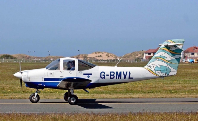  Aeronave en ruta de vuelo Blackpool 
