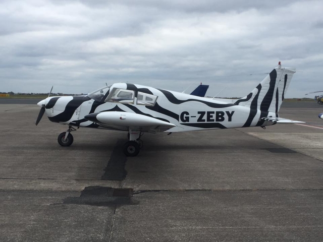  Aeronave en ruta de vuelo Blackpool 