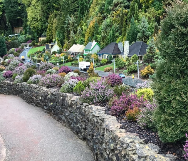 kLos hermosos jardines en Babbacombe Model Village