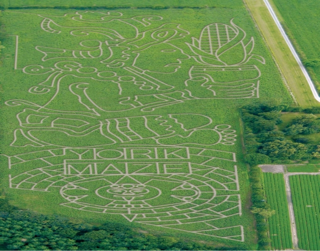  El laberinto más grande de Europa en el show Crowbot 5000