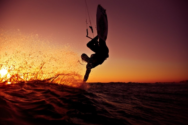  Disparo al atardecer 