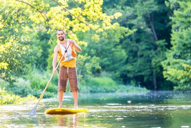  Paddleboarding en Bude 