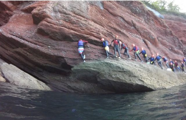 Rock Coasteering 