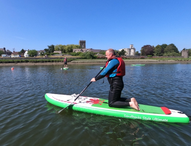  El paddleboarding es divertido 