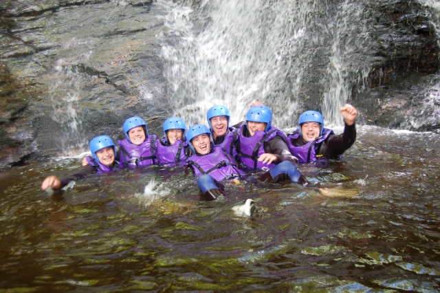 Mojarse con una aventura de barranquismo 