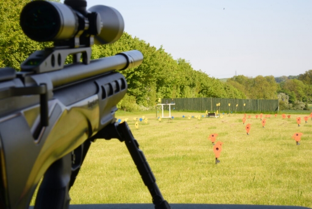  Alcance de pistola de aire 