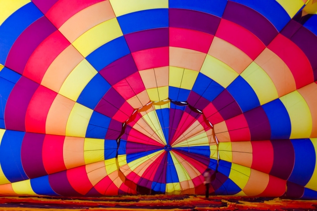  Detalles de un globo, tan lleno de colores 