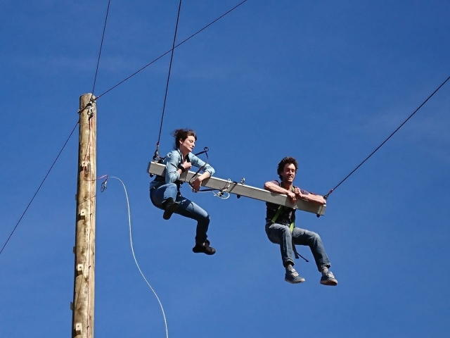 Volando en el aire