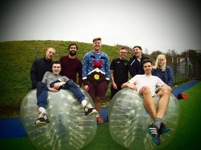  Fútbol Zorbing 